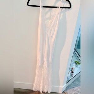 Victoria's Secret Ivory Lace-Trim Slip